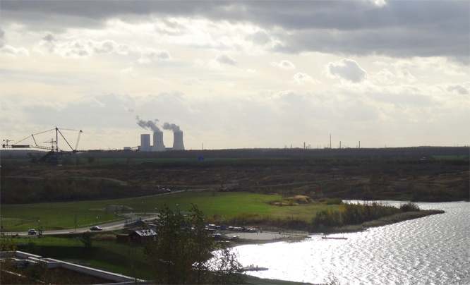 Espenhain, ehemals ein  Braunkohlentagebau