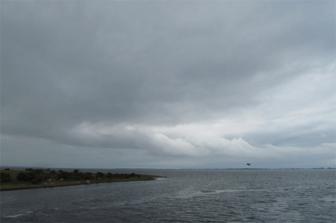 Von  Schaprode aus - Der ganze Horizont ist Hiddensee