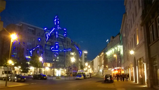 Bethlehemskirche Lichtinstallation