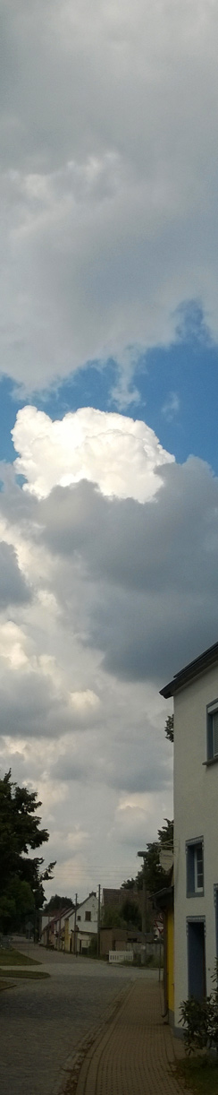 Vor dem Gewitter in Dornburg