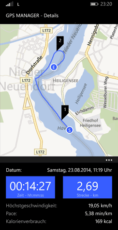 Wende auf der Oberhavel