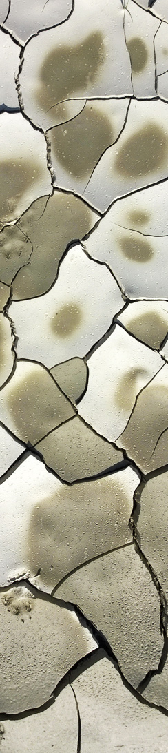 Getrockneter Schlamm