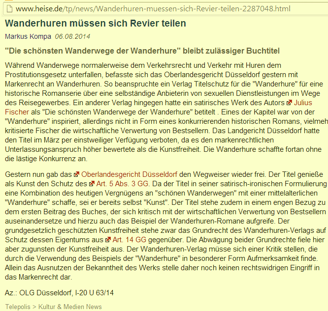 Wanderhuren vor Gericht