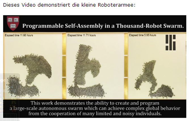 Roboter Schwarm