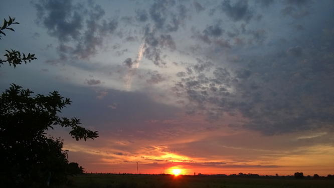 Sunset 10.08.2014, Gommern