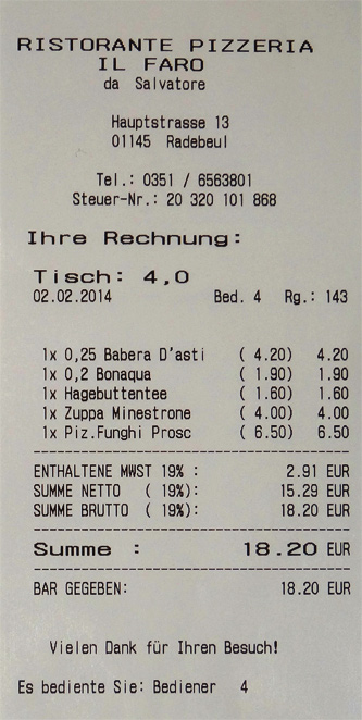 Pizzeria Il Faro, Radebeul