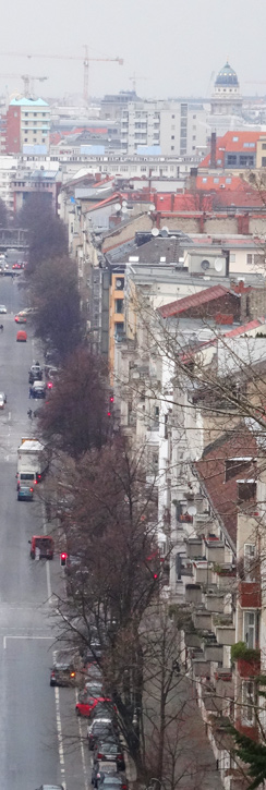 Grossbeerenstrasse - Sicht vom Kreuzberg
