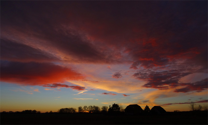 Sunrise in Gommern, 06. Januar 2014, 8:26 h