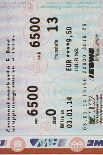 Gruppenticket Wiesbaden