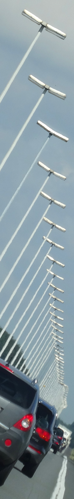 Beleuchtete Autobahnen in Belgien