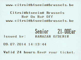 Ticket Sightseeing Brüssel