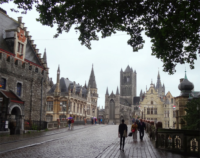 Gent im Regen