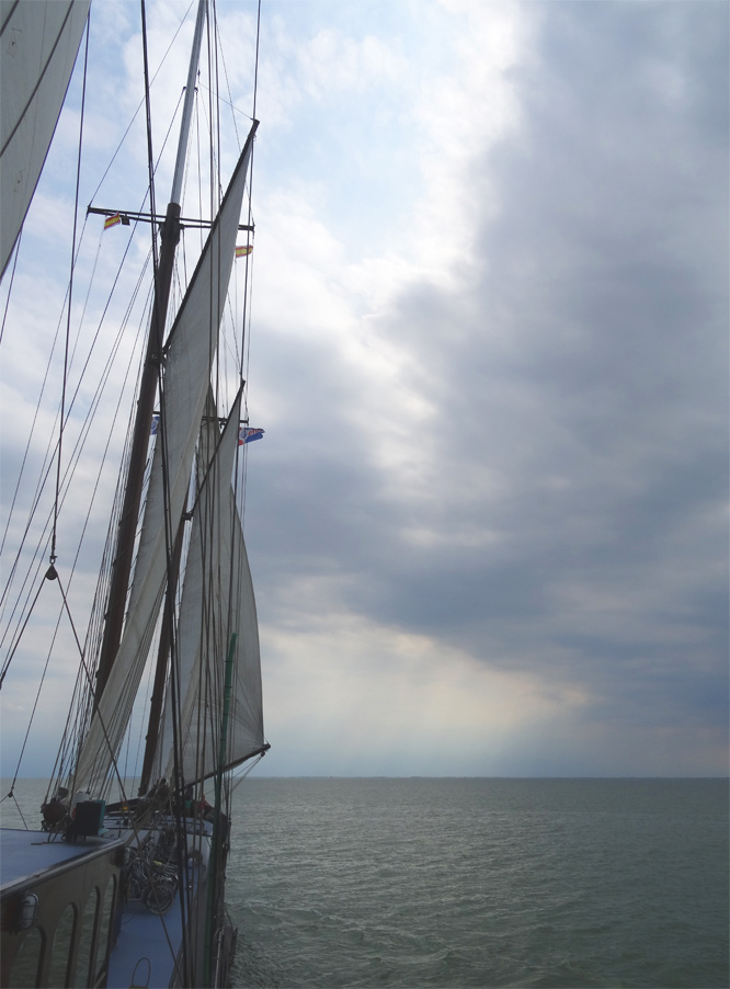 Unter Segeln von Starum nach Enkhuizen