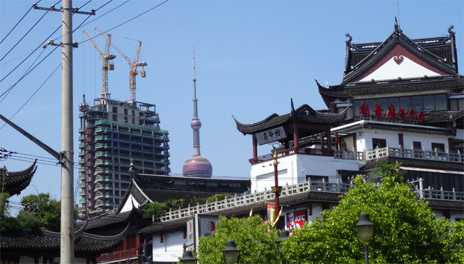 Die Altstadt von Shanghai