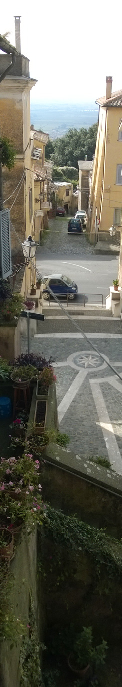 Castell Gandolfo - Sicht in Richtung Rom