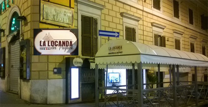 Lokal La Laconda, Via Napoli