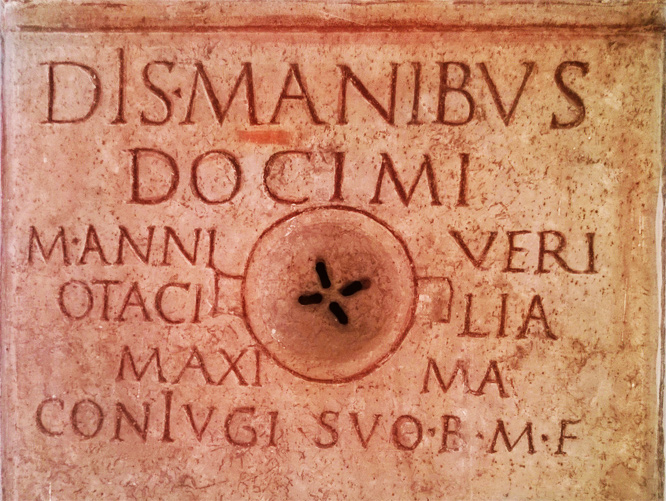 Grabinschrift aus dem Hof des Musei  Capitolini