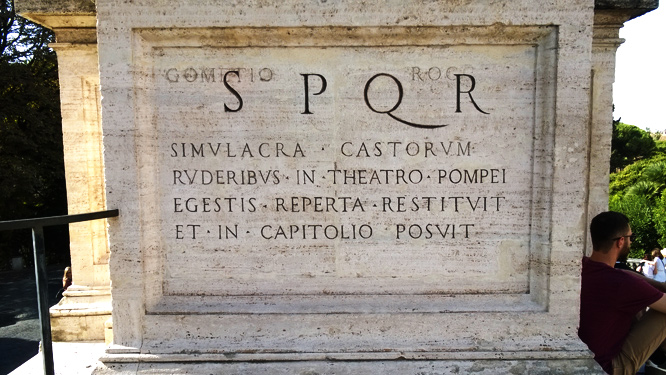 Senatus Populusque Romanus - Senat und Volk von Rom