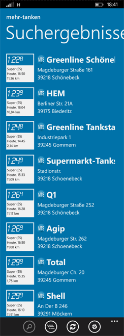 Benzinpreis am 04. Januar 2015
