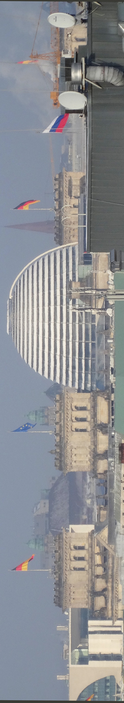 Reichstag mit Schnee