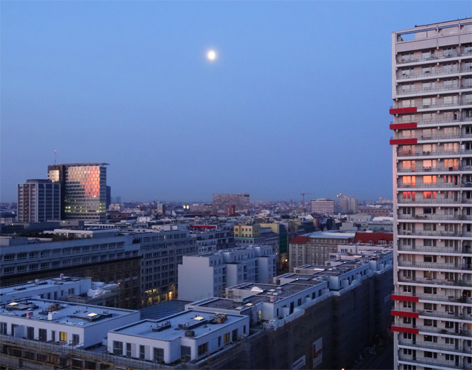 Sunrise with Moon