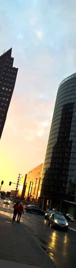 Abend am Potsdamer Platz