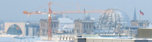 Reichstag im Schnee