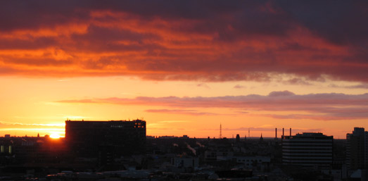 sunset 25.12.05, Berlin, 15:56