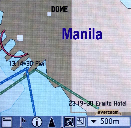 GPS Map Manila, South Harbour