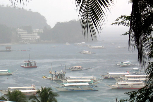 Sabang im Regen