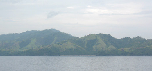 Die Südspitze von Mindanao