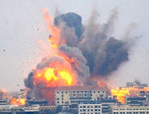 Israels Bomben auf Beirut