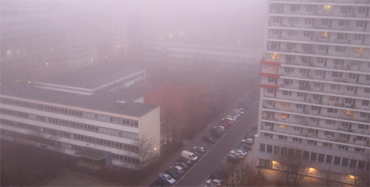 Nebel zu Weihnachten