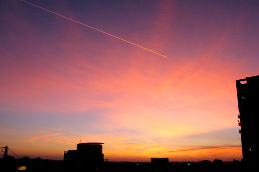 Sonnenuntergang 19.12.2006