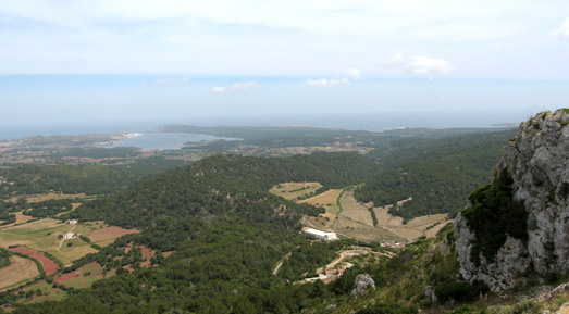 Blick vom El Toro, Menorca