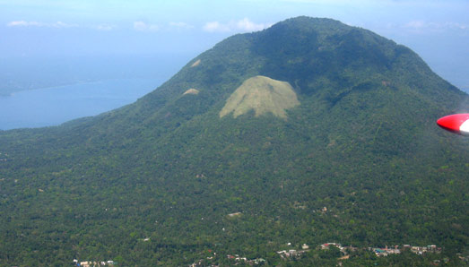 Volcano south east of Lake Taal