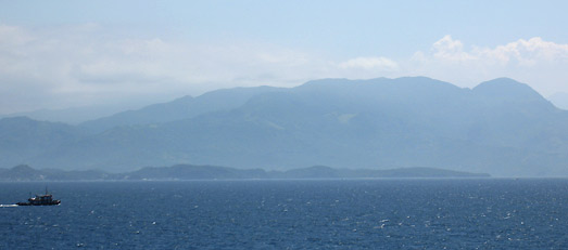 View to Sabang and Mt. Malisimbo, Ph