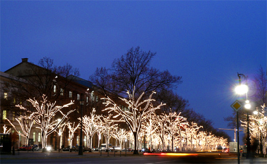 Unter den Linden im Dezember 2007