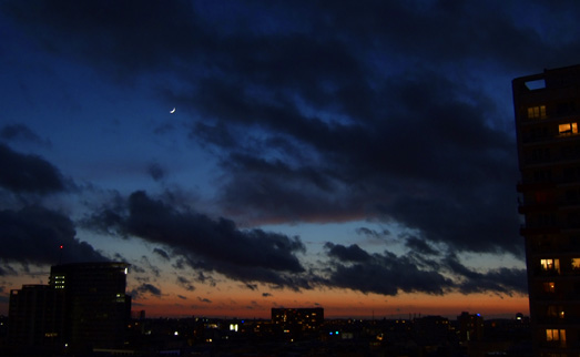 after sunset 21.01.2007, Berlin