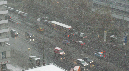 Erster Schnee in Berlin