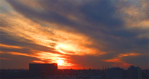 Sunset 23.02.2007