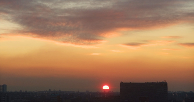 Sunset am 27.12.2008