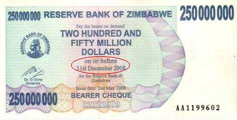 Zimbabwe Hyperinflation