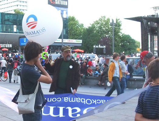 Obama auf dem Alex in Berlin