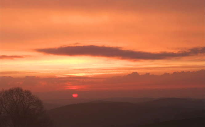 Sicht von der Dittersdorfer Höhe