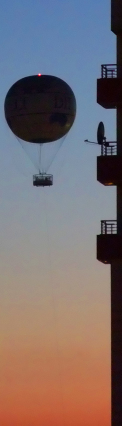 Ballon nach Sunset, 25.09.2009, 19:34