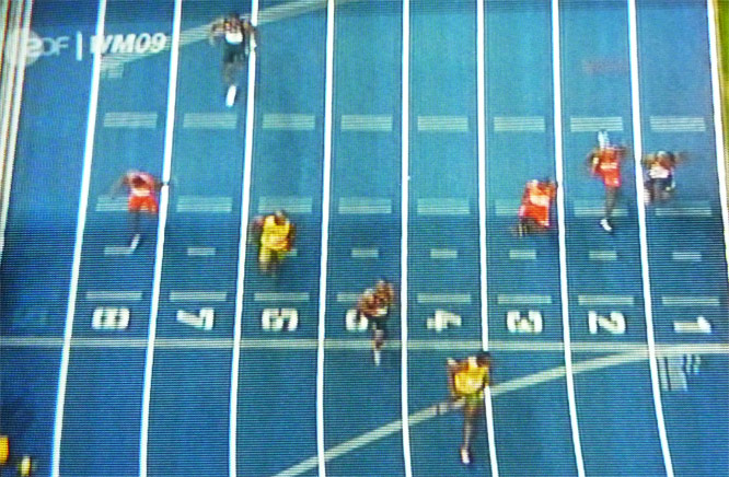 100 Meter Finale Berlin 2009