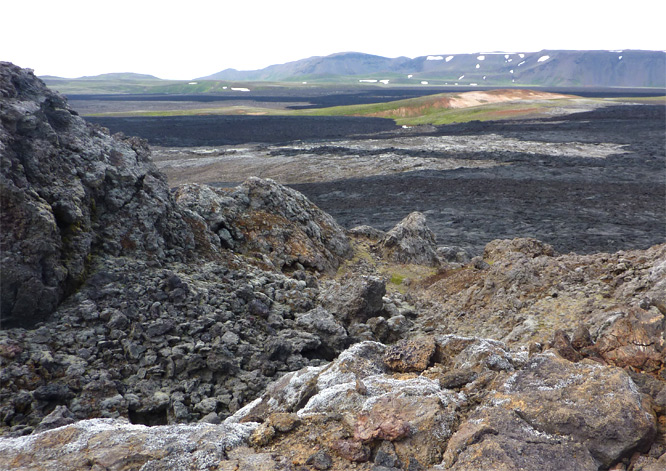 Im Gebiet der Leirhnjukur, Iceland