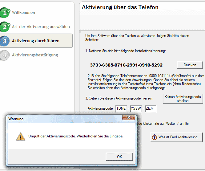Quicken Aktivierungscode
