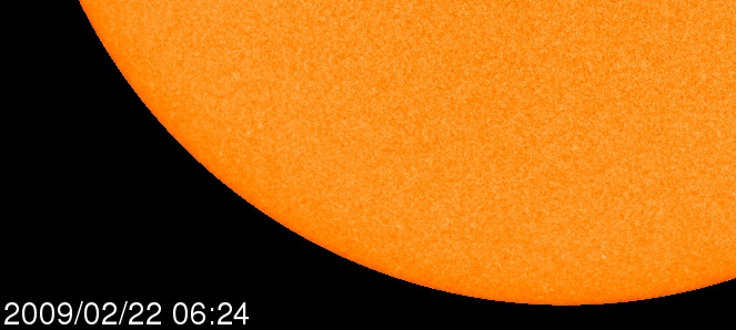 Kaum Sonnenaktivität